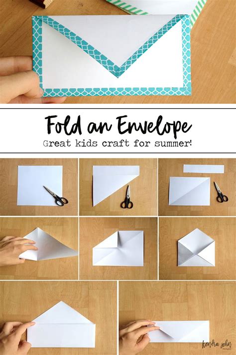 Diy Paper Envelope Easy Kendra John Designs Handmade Envelopes