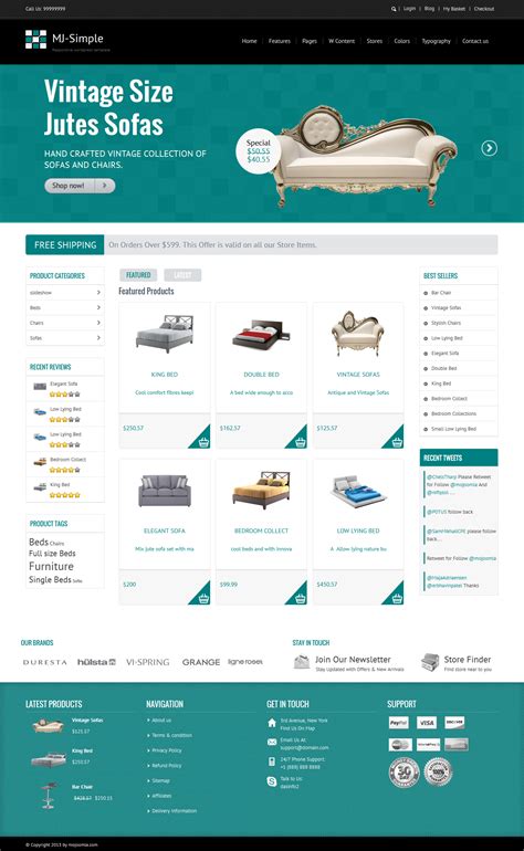 It is easy to use a drag & drop . Responsive Wordpress Woocommerce theme | Free Website Templates