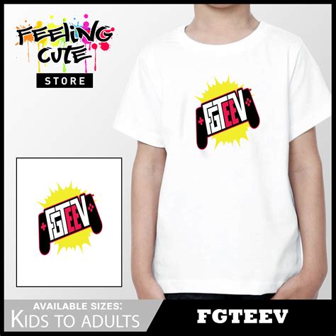 Fgteev Shirt Game Shirt Kids To Adults Unisex Lazada Ph