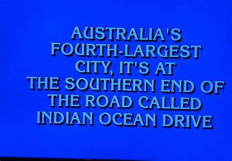 Hey, we made the Final Jeopardy question! 🎉😂 : r/perth