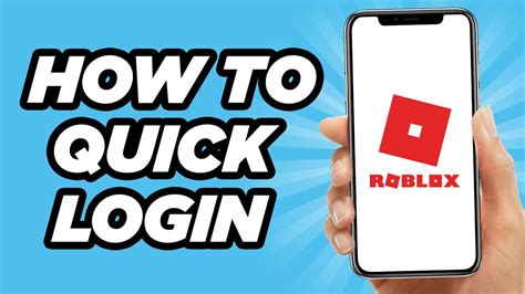 How To Quick Login On Roblox Easy Tutorial 2024 Youtube