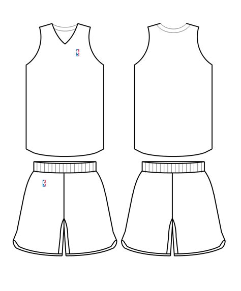 Basketball Jersey Template Printable Trinh Norwood