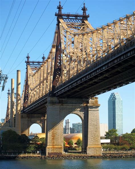 Ed Koch Queensboro Bridge Over East River Manhattan Queens New York