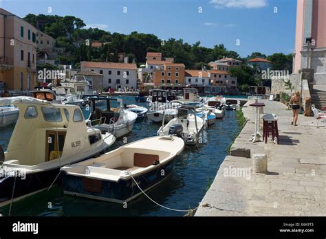 The Harbour In Veli Losinj Town Losinj Island Croatia Stock Photo Alamy
