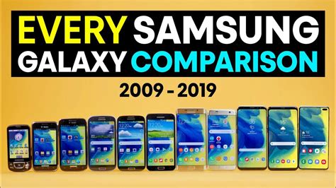 Every Samsung Galaxy S Comparison 2019 Youtube