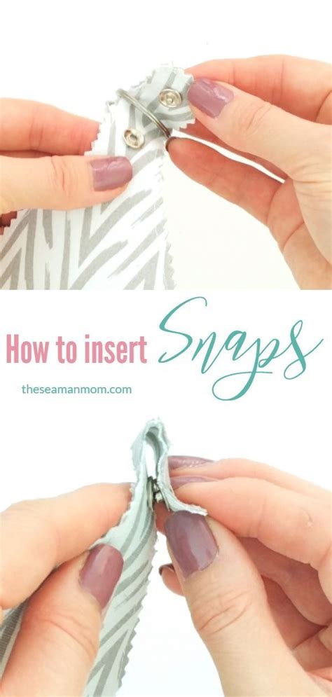 Learn How To Attach Snaps To Any Sewing Project With This Easy Tutorial