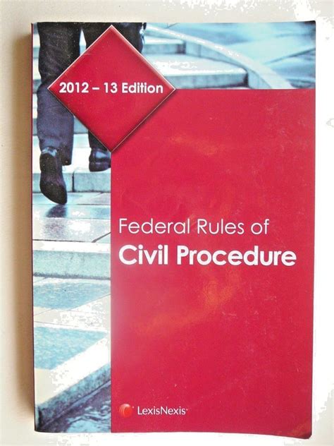 Check spelling or type a new query. Federal Rules of Civil Procedure 2012 - 2013 LexisNexis LN ...