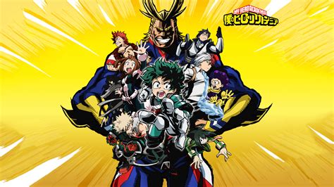 1600x900 My Hero Academia All Character Poster 1600x900 Resolution