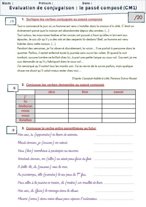 Bienvenue dans la classe conjugaison de cm1 de exercice.fr. Conjugaison | MA MAITRESSE DE CM1-CM2 | Page 2