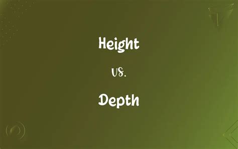Height Vs Depth Whats The Difference