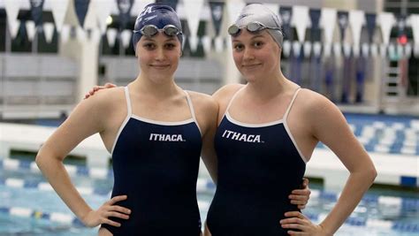 Womens Swim Team Sees Double With Identical Backstrokers The Ithacan