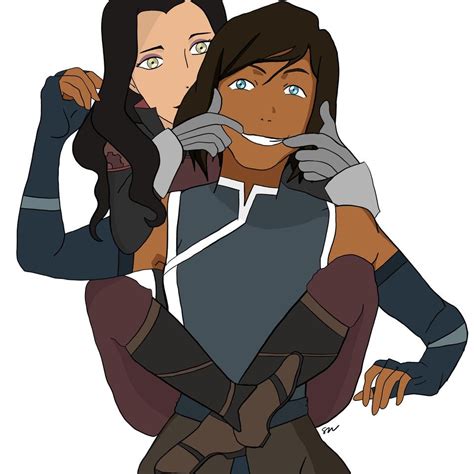 Another Cute Korrasami Art Done By Me Korrasami Korrasami Legend Of Korra Korra