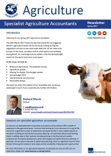 Agriculture Newsletters Hawsons Chartered Accountants