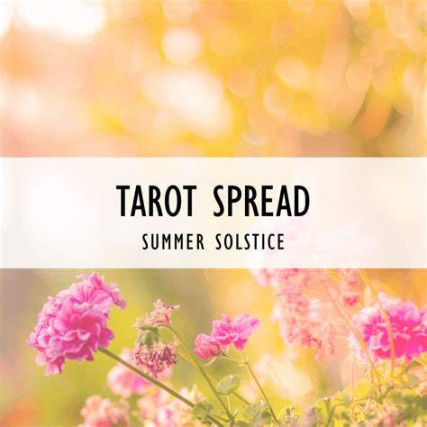Summer Solstice Tarot Spread — Emerald Lotus