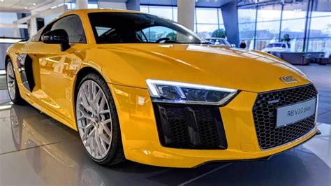 New Audi R8 V10 Plus In Vegas Yellow Looks The Part