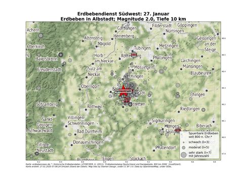 Ein beben der stärke 6,4 richtet schwere schäden an. Erdbebenserie in Albstadt | Erdbebennews