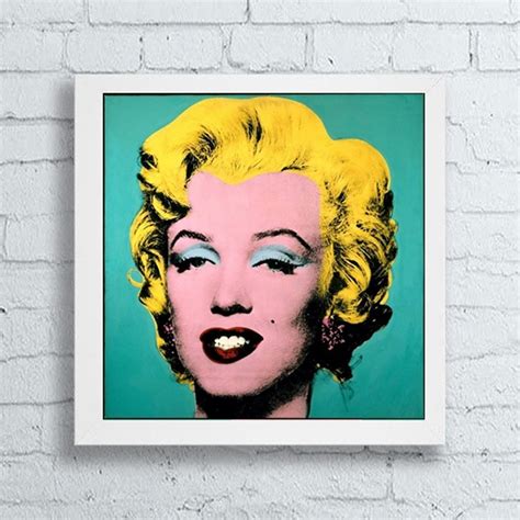 Marilyn monroe pop art by lat14 in the art & design section of bbc blast. Quadro Marilyn Monroe pop art no Elo7 | Retrô pop (72C8CA)