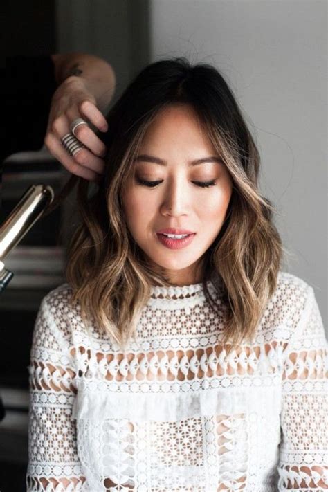Long dark hairstyle for asian women. 35 Best Balayage Highlights on Short Hair for Women - Cruckers