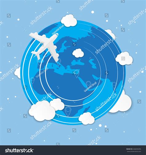 World Travel Tourism Concept Illustration Stock Vector Royalty Free