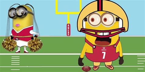 Kaeper Minion Checking Out The Hot Cheer Minion Minions Cheer 49ers