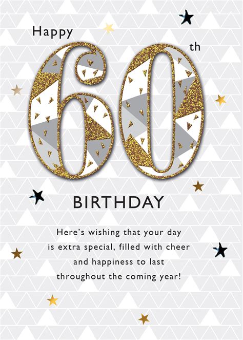 Happy 60th Birthday Cards Minimalist Choose From Thousands Of Templates