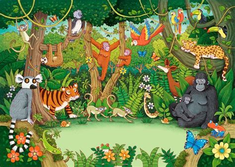 Describing The Jungle Wild Animals Jungle Theme Rainforest Theme