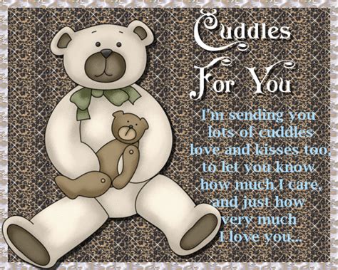 Send This Gorgeous Bear Cuddle Card To Someone You Love On Cuddle Day