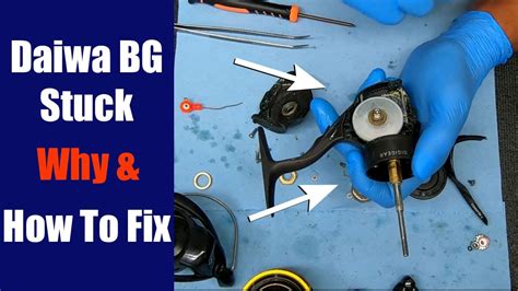 Daiwa BG4000 Stuck Why How To Fix Fishing Reel Repair YouTube