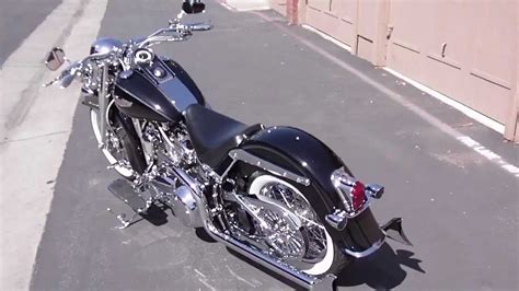 Authentic heritage and custom soul meet modern edge and technology, for a ride unlike anything you've felt before. 2011 FLSTN Harley Davidson Softail Deluxe - YouTube
