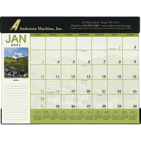 Customized Scenic Desk Pad Calendars 2021 Calendars Calendar Pads