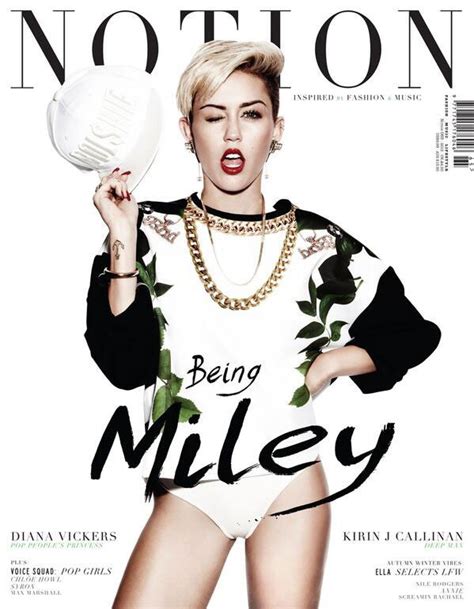 Miley Cyrus On The Cover Of Harpers Bazaar After Being Ditched By
