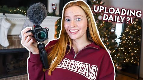 How To Survive Uploading Daily On Youtube Vlogmas Strategy And Tips For Daily Vlogging Youtube