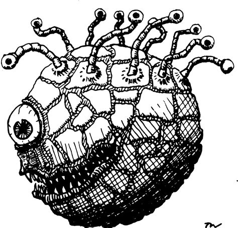 Beholder From The 1st Edition Monster Manual Dungeons And Dragons Art Dungeons And Dragons