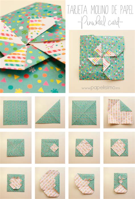 Uploaded 4 years ago in the category origami video tutorials. Cómo hacer tarjeta con forma de molinillo de papel ...