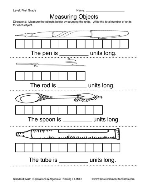 1md2 Common Core Worksheet By Teach Simple