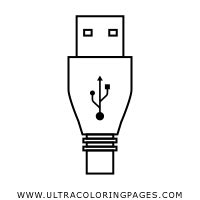 Cabo Usb Desenho Para Colorir Ultra Coloring Pages