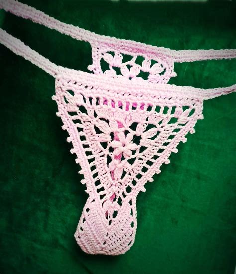 Sexy Crochet Thong Micro Elastic Waistband See Thru Etsy
