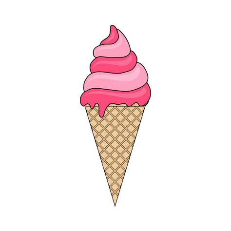 How To Draw An Ice Cream Step By Step