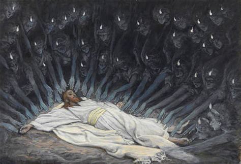 Jesus Ministered To By Angels James Tissot