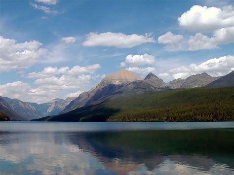 Bowman Lake Glacier National Park Free Photo Download Freeimages
