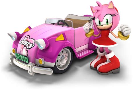 Amy And Vehicle Sonic And Sega All Stars Racing Sonic Sonic Dash Sonic And Amy