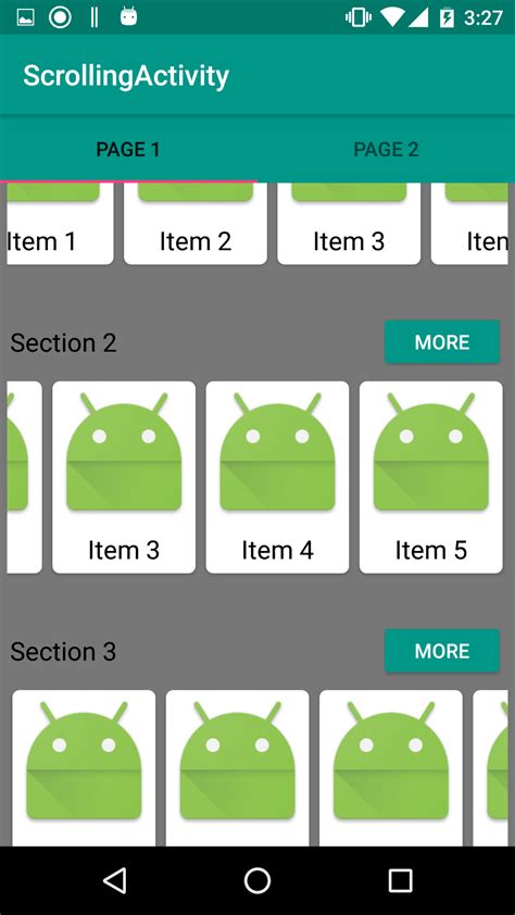 Android Multiple Horizontal Recyclerview Inside Nestedscrollview