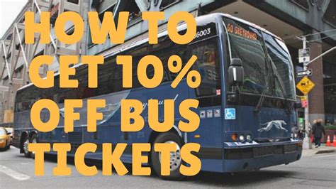 How To Instantly Get 10 Off Your Next Greyhound Bus Ticket Youtube