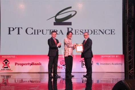Ciputra Group Raih Lima Penghargaan Bergengsi Property Bank Award 2016