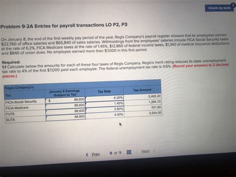 The health insurance marketplace does not include every health insurance plan available. Solved: Check My Work Problem 9-2A Entries For Payroll Tra... | Chegg.com