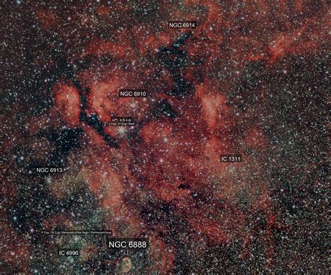 Gamma Cygni Nebula Around The Star Sadr Sh2 108 Johannes Teupen