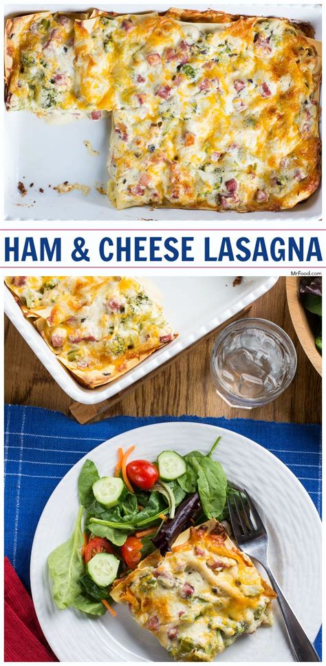 Check spelling or type a new query. Ham and Cheese Lasagna | Recipe | Lasagna recipe, Mr food ...