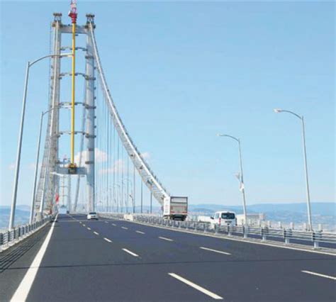 The bridge links the turkish city of gebze to the. Osmangazi Bridge : Osman Gazi Bridge / İzmit Bay Bridge ...