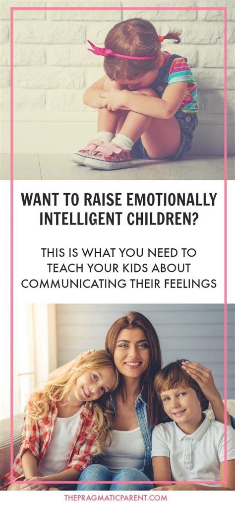Help Your Children Understand Their Emotions And Develop Into