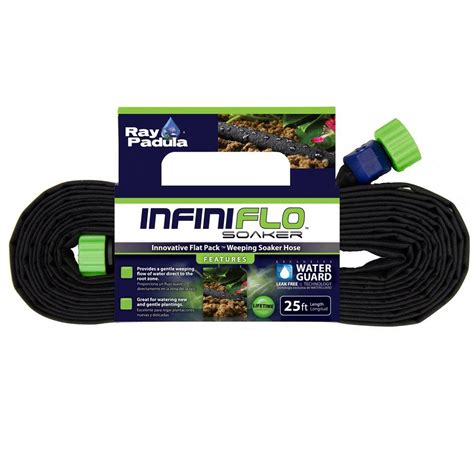 Ray Padula Infiniflo 38 In Dia X 25 Ft Soaker Flat Soaker Garden